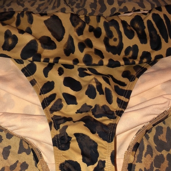 Lauren Ralph Lauren  size 16 leopard print bikini bottom NWT - Picture 7 of 10
